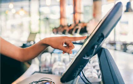 Using a point of sale machine