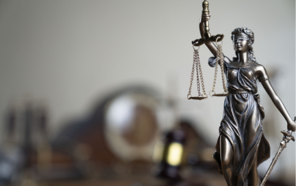 Lady justice statue